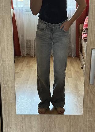 Джинси wide leg zara