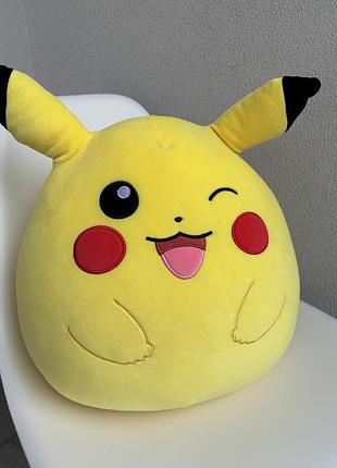 Дитяча мʼяка іграшка pokémon pikachu пікачу сквіш
