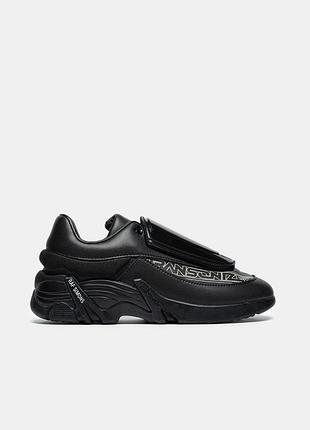 Кроссовки женские adidas raf simons antei shell and pvc- trimmed black