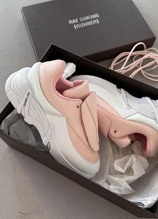 Кроссовки женские adidas raf simons antei pink/white