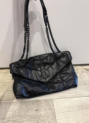 Сумка чорна saint laurent