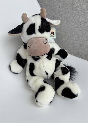 Оригінальна вінтажна мʼяка іграшка jellycat black&white cow 2000’s