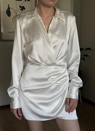 Сатинова сукня zara