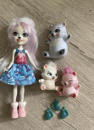 Енчантималс enchantimals сімʼя родина ведмедів