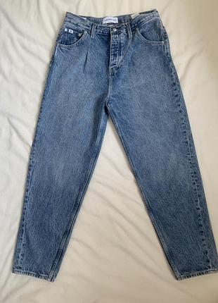 Стильні жіночі джинси calvin klein jeans (модель baggy jean / lower impact wash).