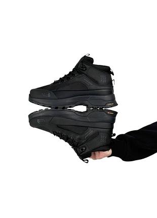 Чоловічі кросівки зима the north face x soukuu glenclyffe fur all black
