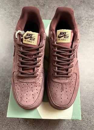 🛍 nike air force 1 low x supreme burgundy