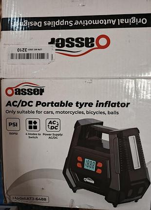 Портативний компресор oasser ac/dc (atj-6488)