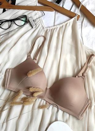 Нюдовый бюстгальтер h&amp;m р.80в