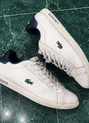 Кеди шкіряні lacoste