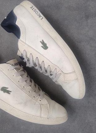 Кеди шкіряні lacoste 7