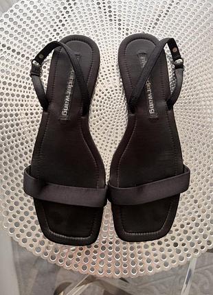 Чорні босоніжки alexander wang, оригінал, 39 р. 🖤