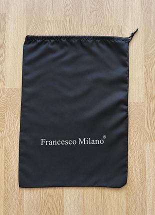 Оригинальный тканевый пыльник francesco milano темный чехол мешочек для обуви сумки аксессуаров одежды