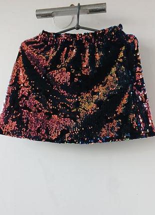 Юбка пайетки s zara