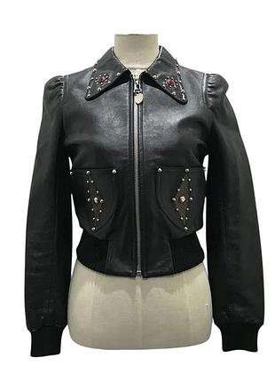 Шкіряна курточка lv нова колекція xs, s