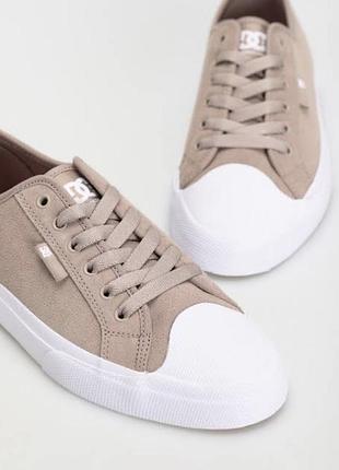 Кеди dc shoes manual rt s, бежеві, розмір 39.5
