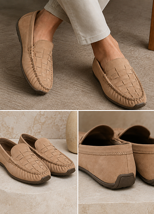 Кожаные лоферы мокасины мужские next forever comfort