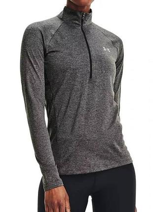 Темно-сіра спортивна кофта в принт від under armour  розмір s оригінал