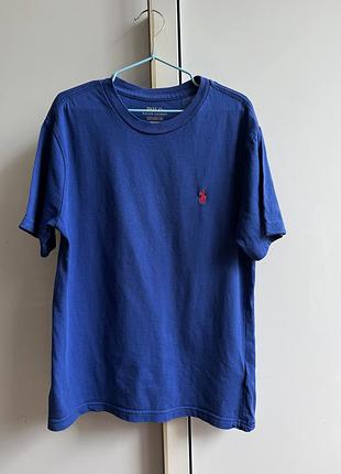 Дитяча синя футболка  polo ralph lauren  8 років 140 см