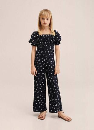 Стильный ромпер комбез в цветы mango