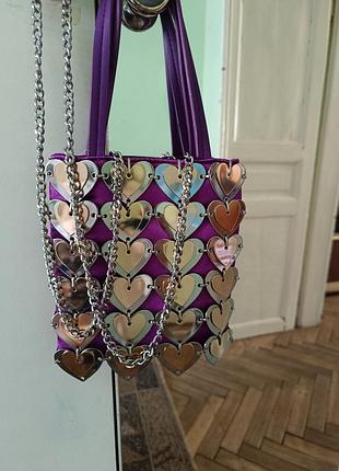 Сумочка" сердца" topshop