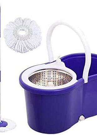 Швабра с ведром вращающаяся на 360° rotary mop wash x ∙ турбо-швабра 360° rotary mop wash x с отжимом