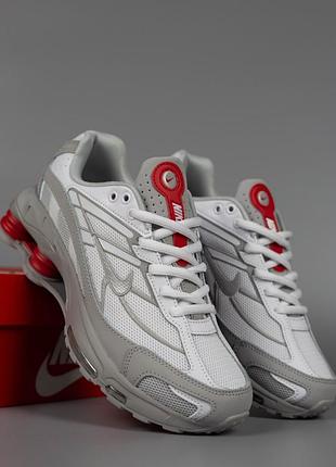 Мужские кроссовки nike shox ride 2 sp white gray 41-46