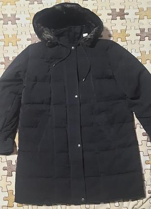 Удлиненный пуховик bromley sport (натуральный пух 80%) - размер l-xl (стан нового)