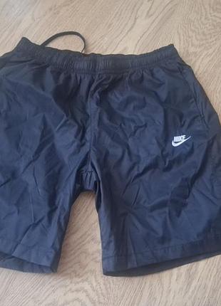 Шорти чорні чоловічі nike плащівки пляжі р.xxl