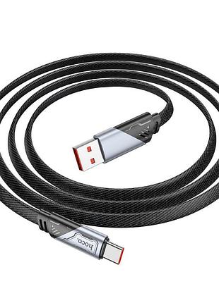 Дата кабель hoco u119 machine charging data usb to type-c 5a (1.2m) 3