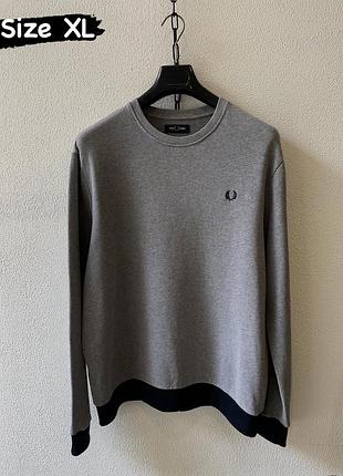 Оригінальний чоловічій світ шот fred perry розмір xl сірий колір