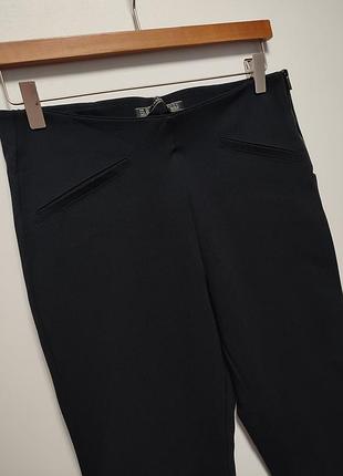 Черные плотные брюки zara 2