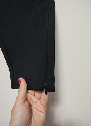 Черные плотные брюки zara 3