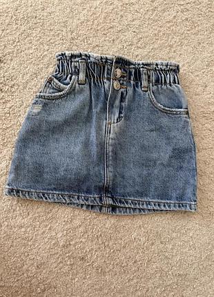 Джинсова спідничка zara, розмір 104