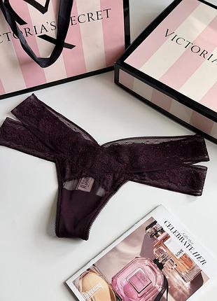 Преміальна колекція мережевні трусики стрінги victoria’s secret
