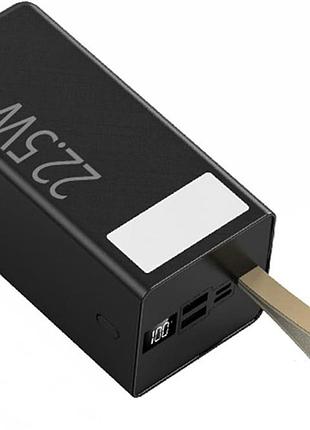 Мобильная зарядка unitech u86a 50000mah 22.5w с быстрой зарядкой ∙ портативный аккумулятор power bank unitech u86a 50000mah