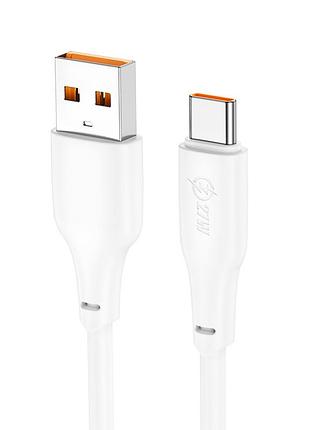 Дата кабель hoco x93 force usb to type-c 27w (1m)