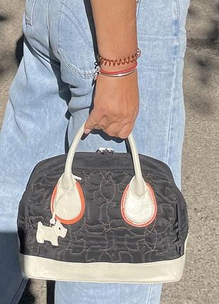 Сумка radley винтаж кожа и текстиль