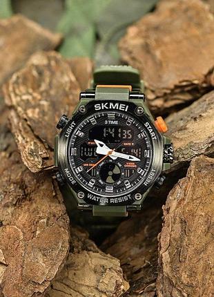 Часы skmei oliva/black дл6423