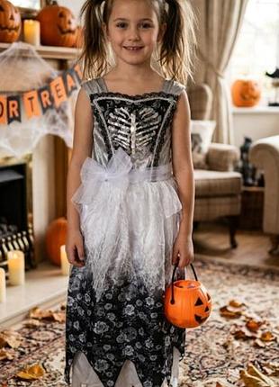 Платье на девочку на halloween карнавальный костюм 7-8 лет