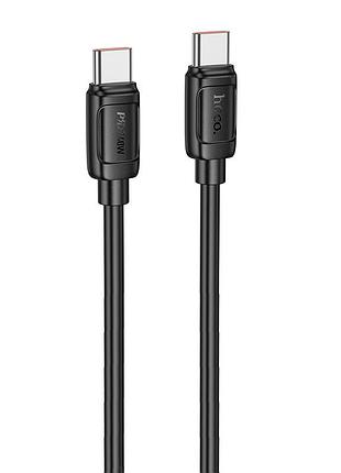Дата кабель hoco x115 surpass type-c to type-c 240w (1m)