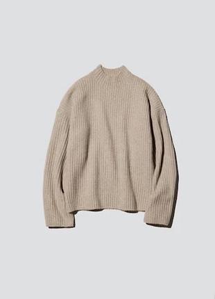 Светр з топової пряжі суфле soufflé yarn mock neck jumper