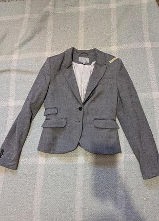 Приталений класичний жакет / піджак h&m (розмір s/m / eur 38)