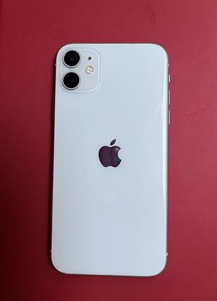 Iphone 11, белый, 128 гб, акб 85%