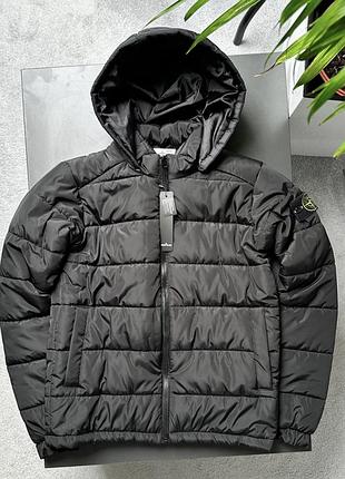 Куртка stone island (чорна)