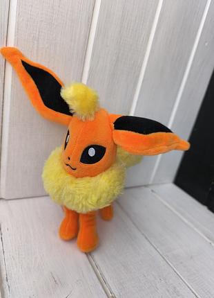Мягкая игрушка покемон флареон оранжевый покемон пикачу pokémon