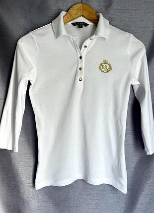 Жіноче поло  з рукавом 3/4 lauren ralph lauren