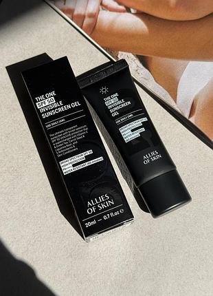 Allies of skin (елліс оф скін) spf 50 invisible gel невидимий санскрін без блиску, 20 мл