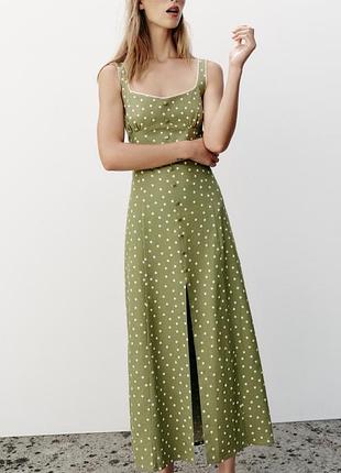 Zara сукня у горох , м