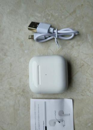 Навушники безпровідні bluetooth pro 4 tws (white)
